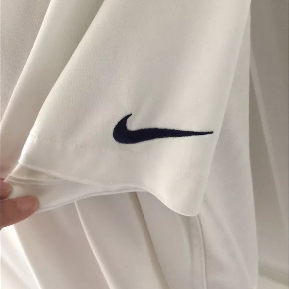 Nike DriFit Villanova Football White Vented Polo L - Picture 4 of 8
